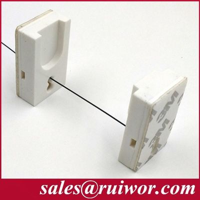 China RUIWOR RW0017 Adhesive Magnetic ABS Holder work with Anti Theft Pull Box / Retractable Security Tether / Cable Recoiler supplier