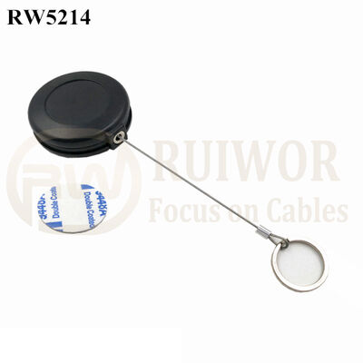 RW5214 Round Anti Theft Retractor Plus With Demountable Key Ring