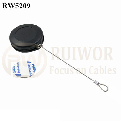 RW5209 Round Anti Theft Retractor Plus Size Customizable Fixed Loop End