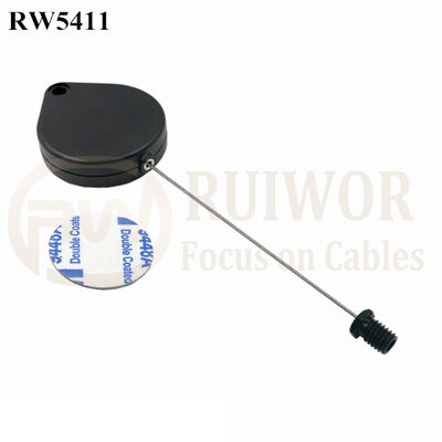 RW5411 Heart-Shaped Security Pull Box Plus M6x8MM /M8x8MM Or Customized Flat Head Screw Cable End