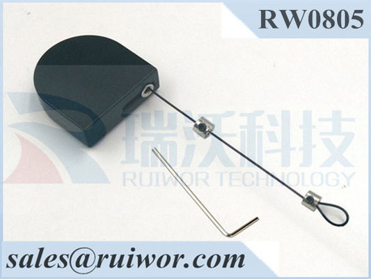 RUIWOR D-Shaped RW0800 Sereis Anti-Theft Pull Box with Mini Size(28*28*8mm) supplier