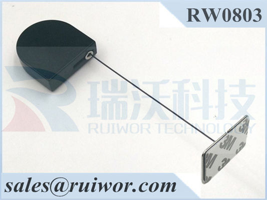 RUIWOR D-Shaped RW0800 Sereis Anti-Theft Pull Box with Mini Size(28*28*8mm) supplier