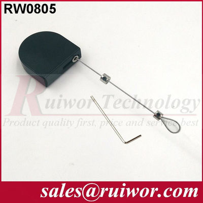 RUIWOR RW0805 D-shaped Mini Retractable Tether with Adjust Lasso End supplier