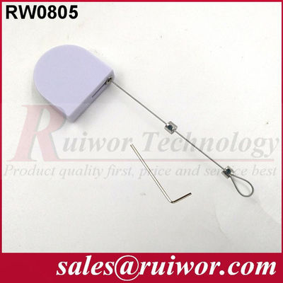 RUIWOR RW0805 D-shaped Mini Retractable Tether with Adjust Lasso End supplier