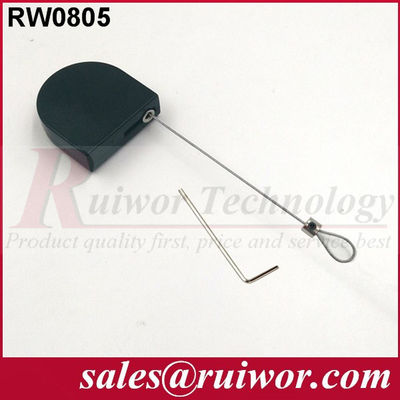 RUIWOR RW0805 D-shaped Mini Retractable Tether with Adjust Lasso End supplier