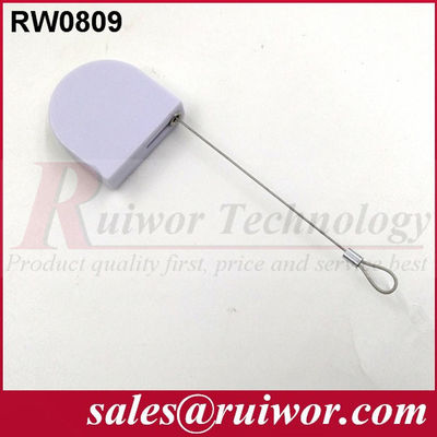 RUIWOR RW0809 D-shaped Mini Anti-theft Pull Box with Loop Cable End supplier