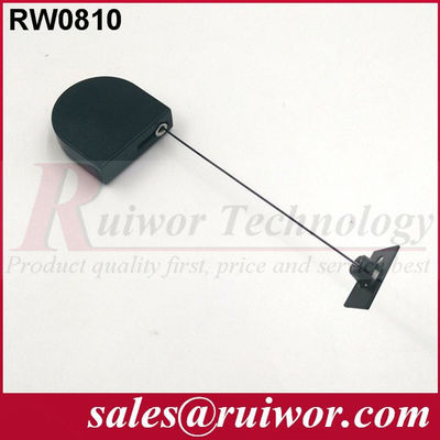 RUIWOR RW0810 D-shaped Mini Retractable Tether with Glutinous Removeable Quadrate Tuit supplier