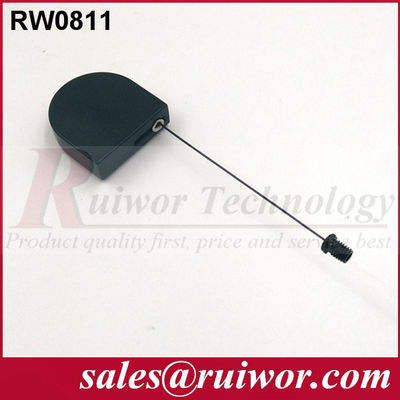RUIWOR RW0811 D-shaped Mini Security Tether with Flat Head Screw End supplier