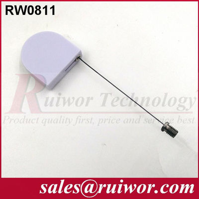 RUIWOR RW0811 D-shaped Mini Security Tether with Flat Head Screw End supplier