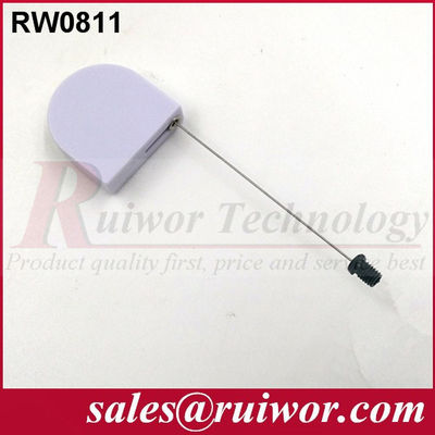 RUIWOR RW0811 D-shaped Mini Security Tether with Flat Head Screw End supplier