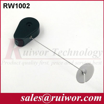 RUIWOR RW1002 Drop-shaped Cable Retractor with Sticking ABS Plate End supplier