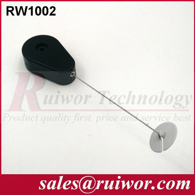 RUIWOR RW1002 Drop-shaped Cable Retractor with Sticking ABS Plate End supplier