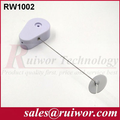 RUIWOR RW1002 Drop-shaped Cable Retractor with Sticking ABS Plate End supplier