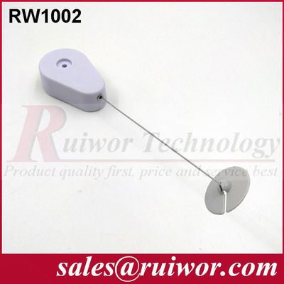 RUIWOR RW1002 Drop-shaped Cable Retractor with Sticking ABS Plate End supplier