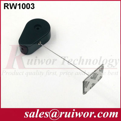 RUIWOR RW1003 Drop-shaped Anti-theft Recoiler with Sticky Metal Plate End supplier