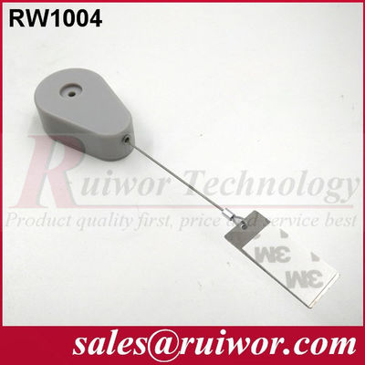 RUIWOR RW1004 Drop-shaped Retractable Tether with Gluey Dog Tag End supplier