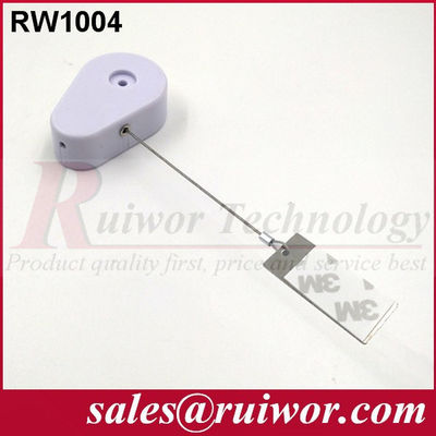 RUIWOR RW1004 Drop-shaped Retractable Tether with Gluey Dog Tag End supplier