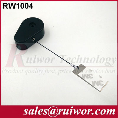 RUIWOR RW1004 Drop-shaped Retractable Tether with Gluey Dog Tag End supplier