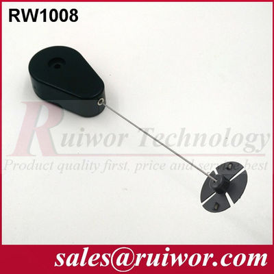 RUIWOR RW1008 Drop-shaped Cable Retractor with Mucilaginous ABS Plate Terminals supplier
