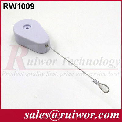 RUIWOR RW1009 Drop-shaped Anti-theft Recoiler with Loop Cable End supplier