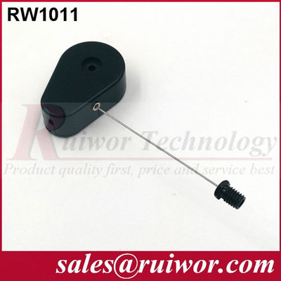 RUIWOR RW1011 Drop-shaped Retractable Tether with Flat Head Screw End supplier