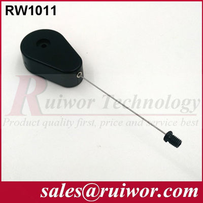 RUIWOR RW1011 Drop-shaped Retractable Tether with Flat Head Screw End supplier