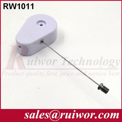 RUIWOR RW1011 Drop-shaped Retractable Tether with Flat Head Screw End supplier