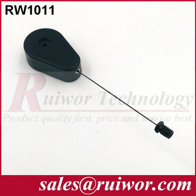 RUIWOR RW1011 Drop-shaped Retractable Tether with Flat Head Screw End supplier