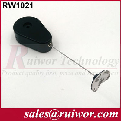 RUIWOR RW1021 Drop-shaped Anti-theft Pull Box with flexible Adhesive Plate End supplier