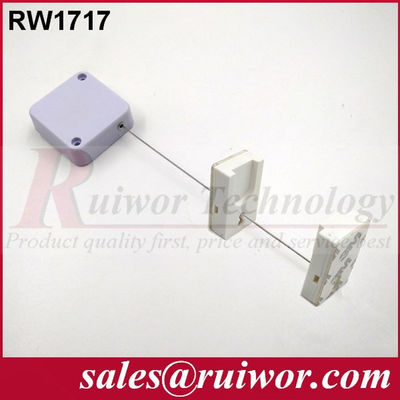 RUIWOR RW1717 Square Retractable Tether with Adhesive Magnetic Display Holder End supplier