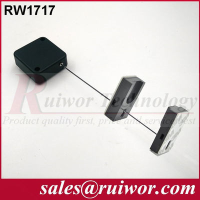 RUIWOR RW1717 Square Retractable Tether with Adhesive Magnetic Display Holder End supplier