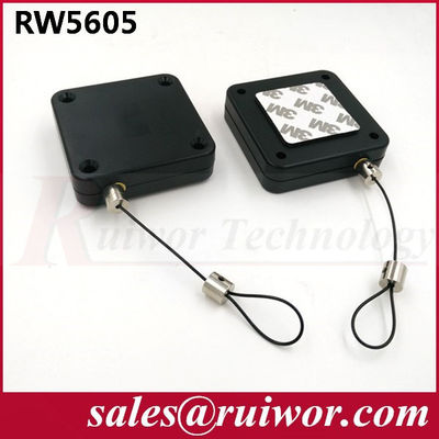 RUIWOR RW5605 Square Multi-purpose Security Tether Retracting forces MAX 2.5LB/ Cable length MAX 400CM supplier