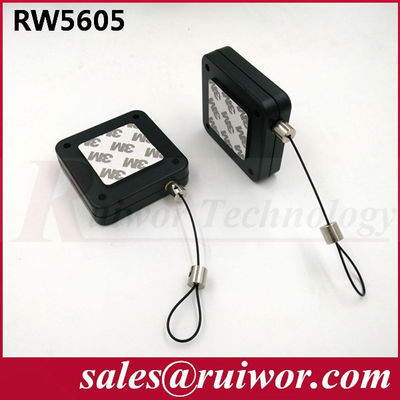 RUIWOR RW5605 Square Multi-purpose Security Tether Retracting forces MAX 2.5LB/ Cable length MAX 400CM supplier