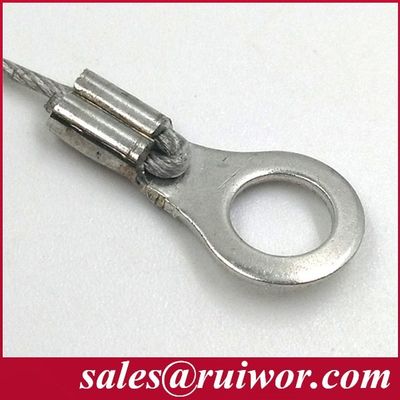 RUIWOR RW0001 Ring Terminal End for Anti Theft Pull Box / Retractable Security Tether / Anti lost Cable Recoiler supplier