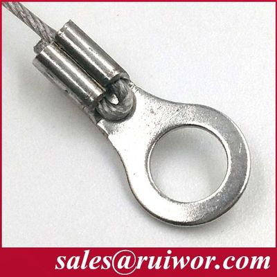 RUIWOR RW0001 Ring Terminal End for Anti Theft Pull Box / Retractable Security Tether / Anti lost Cable Recoiler supplier