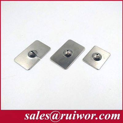 RUIWOR RW0003 Adhesive Metal Plate work with Anti Theft Pull Box / Retractable Security Tether / Secure Cable Recoiler supplier