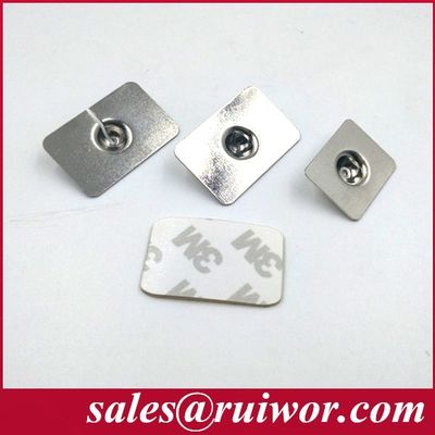RUIWOR RW0003 Adhesive Metal Plate work with Anti Theft Pull Box / Retractable Security Tether / Secure Cable Recoiler supplier