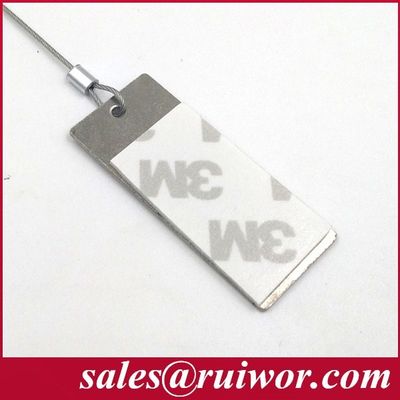 RUIWOR RW0004 Sticky Metal Plate work with Anti Theft Pull Box / Retractable Security Tether / Secure Cable Retractor supplier