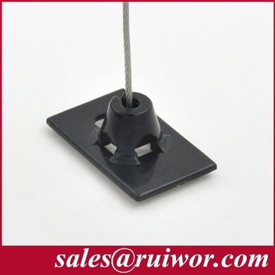 RUIWOR RW0010 Sticky ABS Plate work with Anti Theft Pull Box / Retractable Security Tether / Secure Cable Retractor supplier