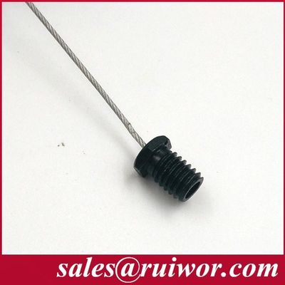 RUIWOR RW0011 Flat Head Screw End work with Anti Theft Pull Box / Retractable Security Tether / Secure Cable Retractor supplier
