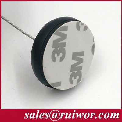 RUIWOR RW0013 Adhesive ABS Plate work with Anti Theft Pull Box / Retractable Security Tether / Secure Cable Retractor supplier