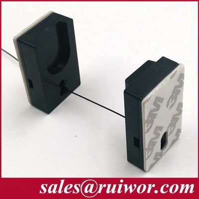 RUIWOR RW0017 Adhesive Magnetic ABS Holder work with Anti Theft Pull Box / Retractable Security Tether / Cable Recoiler supplier