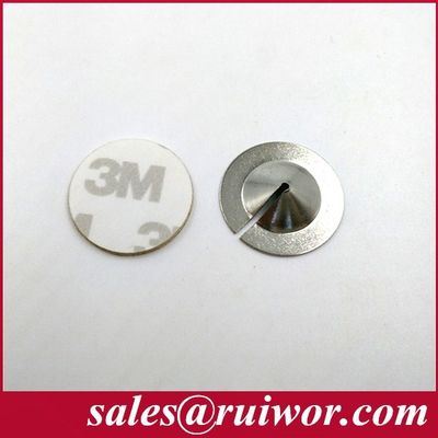 RUIWOR RW0019 Adhesive Circular Metal Plate work with Anti Theft Pull Box / Retractable Security Tether / Cable Recoiler supplier
