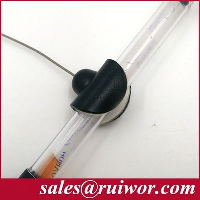 RUIWOR RW0021 Adhesive Flexible Rubbe Plate work with Anti Theft Pull Box / Retractable Security Tether / Cable Recoiler supplier