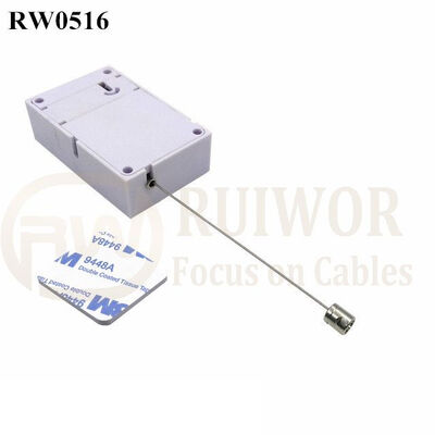 RW0516 Cuboid Anti Theft Pull Box With Side Hole Hardwar Cable End Used For Product Positioning