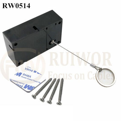 RW0514 Anti Theft Pull Box With Demountable Key Ring For Retail Product Positioning