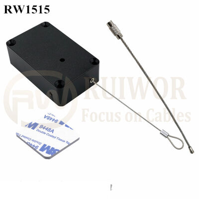 RW1515 Cuboid Multifunctional Retractable Cable With Size Customizable Wire Rope Ring Catch