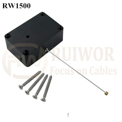 RW1500 Cuboid Multifunctional Retractable Cable Can Work With Connectors Apply In Different Products Security Harness