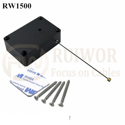 RW1500 Cuboid Multifunctional Retractable Cable Can Work With Connectors Apply In Different Products Security Harness