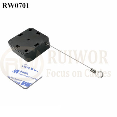 RW0701 Square Retractable Cable Plus Ring Terminal Inner Hole 3mm 4mm 5mm For Option